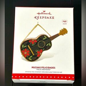 Hallmark Keepsake Guitar Ornament-Feliz Navidad-2015